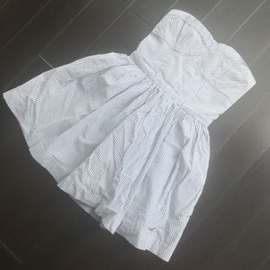 Blue/Navy stripes dress